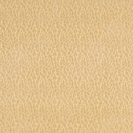 Snow Leopard Foam by Carole Designer Fabric Jungle Safari 68% Rayon, 32% Polyester- Latex Backing China Passes 15,000 Double Rubs Wyzenbeek 4 1/4" V, 3 1/2" H 56" - Swanky Fabrics -