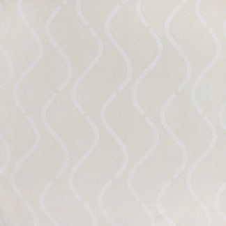Rhythmic Light White by Carole Designer Fabric Sheer Genius 100% Polyester Turkey N/A </p><p>Repeat: 8 1/2" V, 6" H 55" - Swanky Fabrics -