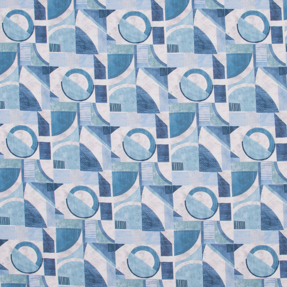 Weatherstone Ocean by Carole Designer Fabric Bluebird 100% Polyester India Passes 30,000 Double Rubs Wyzenbeek Horizontal: 6.75 and Vertical: 13.5 54 - Swanky Fabrics -