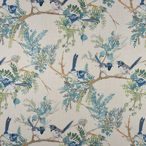 Carole Fabric Round Robin Mediterranean Blue