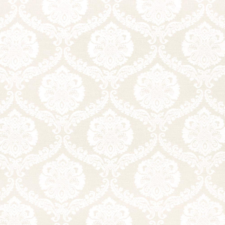 Misty Waters Champagne by Carole Designer Fabric Coconut Cream 60% Viscose, 40% Polyester China N/A Horizontal: 15375 and Vertical: 1375 56 - Swanky Fabrics -