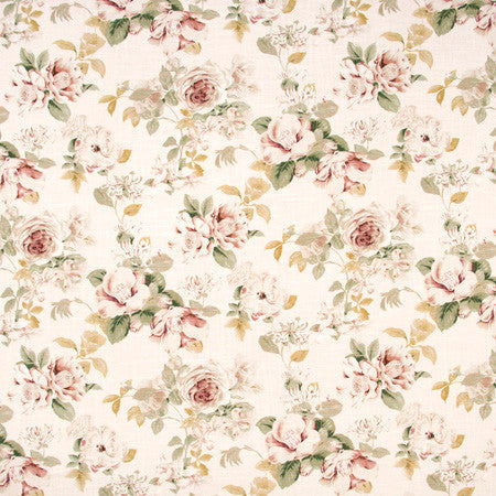 Welcome Summer Blush by Carole Designer Fabric Geranium 55% Linen, 45% Viscose UK Passes 18,000 Circular Rubs Martindale Horizontal: 13 1/2" D and Vertical: 25 1/4" V 52375" - Swanky Fabrics -