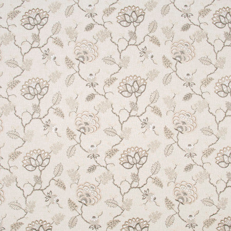Sweeter Dreams Travertine by Carole Designer Fabric Haven 52% Polyester, 48% Cotton India N/A 12 1/2" V, 17" H 51" - Swanky Fabrics -