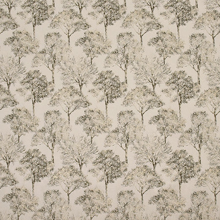Among The Trees Espresso by Carole Designer Fabric State Of The Art 100% Polyester INDIA N/A 10 1/8" V, 9 1/8" H 54" - Swanky Fabrics -
