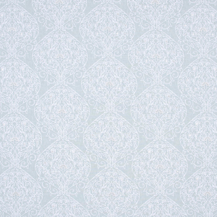 Unexpected Love Spa by Carole Designer Fabric Spearmint 70% Polyester, 30% Cotton India N/A Horizontal: 15.875 and Vertical: 9 51.5 - Swanky Fabrics -