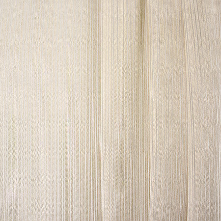 All Lined Up Beige by Carole Designer Fabric Sheer Luxury 100% Polyester-Weighted Hem INDIA N/A None 116" - Swanky Fabrics -
