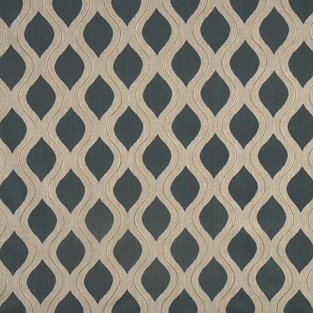 Bond Between Slate by Carole Designer Fabric Muse 60% Cotton, 20% Polyester,15% Rayon, 5% Linen India 50,000 Wyzenbeek Double Rubs 5 3/4" V, 5 1/4" H 52" - Swanky Fabrics -