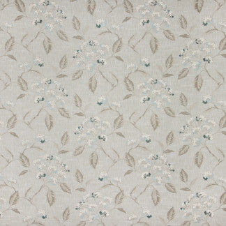 June Bride Porcelain by Carole Designer Fabric Seamist 58% Cotton, 42% Polyester India N/A Horizontal: 17" and Vertical: 12 1/4" 51" - Swanky Fabrics -