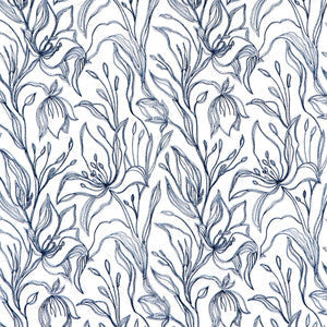 Carole Fabric Melody Navy