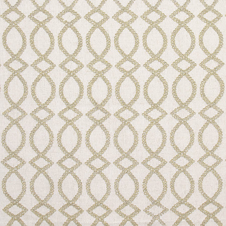 When We Connect Linen by Carole Designer Fabric Artisan Base: 91% Poly, 9% Linen. Embr: 93% Poly, 7% Linen CHINA 5 1/2" V, 3 1/2" H 54" - Swanky Fabrics -