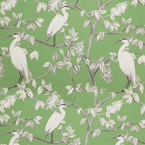Carole Fabric Spot A Heron Kiwi