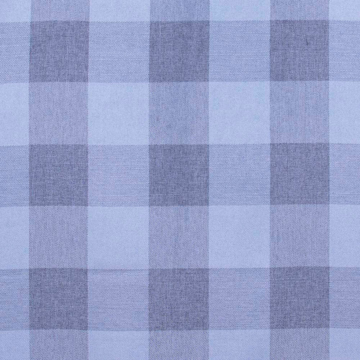 Company Picnic Indigo by Carole Designer Fabric Red Sea 100% Polyester India 51,000 Wyzenbeek Double Rubs Horizontal: 7.75 and Vertical: 8 54 - Swanky Fabrics -