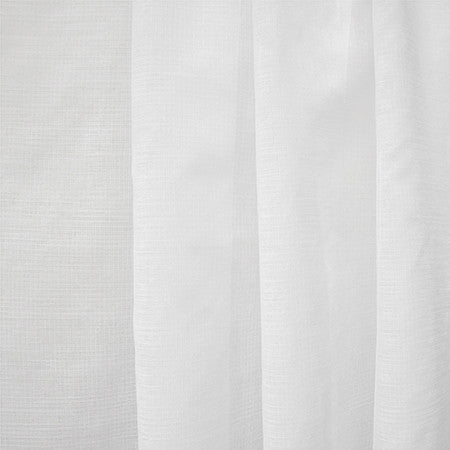 Aspire Optical White by Carole Designer Fabric Sheer Basics III 100% Polyester Turkey None 118" - Swanky Fabrics -