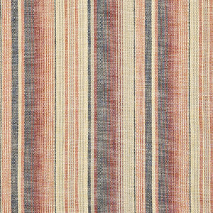 Carole Fabric Boardwalk Stripe Henna Blue
