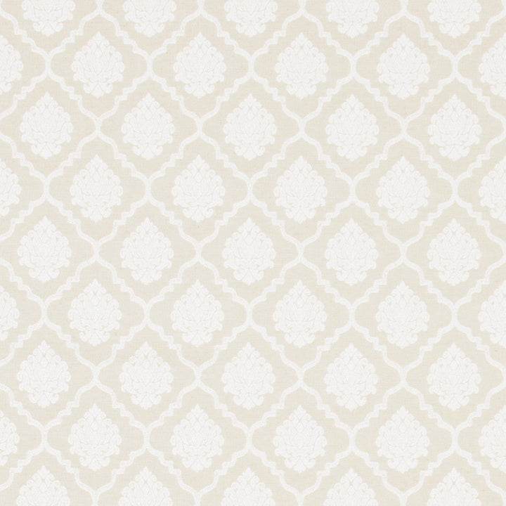 Family Crest Alabaster by Carole Designer Fabric Ash Oak 65% Polyester, 25% Cotton, 10% Acrylic Spain 21,000 Martindale Circular Rubs Horizontal: 3.5 and Vertical: 4.5 55 - Swanky Fabrics -