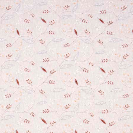 Clara Lane Meadow by Carole Designer Fabric Pink Jade 52% Cotton, 48% Polyester India 9 1/8" V, 10 3/8" H 52" - Swanky Fabrics -
