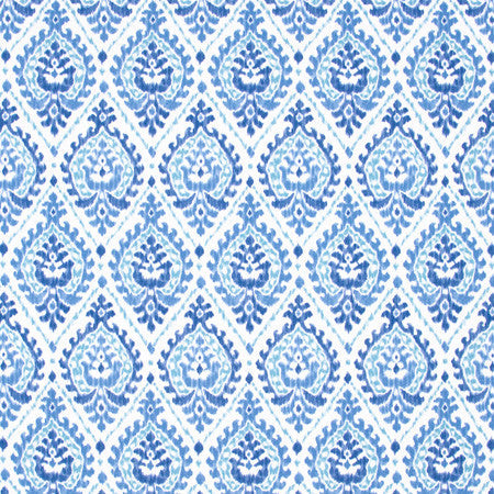 Creative Spirit Denim by Carole Designer Fabric Bluebird 100% Cotton Spain Passes 30,000 Double Rubs Wyzenbeek Horizontal: 6 3/4" and Vertical: 13 1/2" V 54" - Swanky Fabrics -