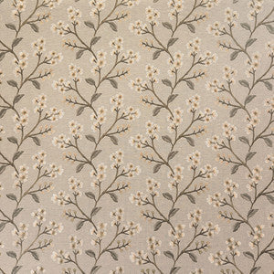 Carole Fabric Flowering Trees Fawn