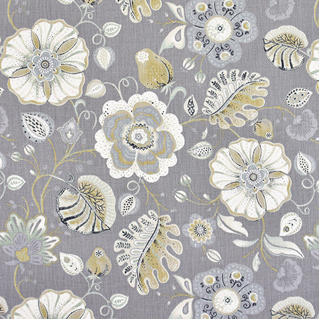 Art Of Being Flannel by Carole Designer Fabric Bluebell 59% Cotton, 41% Polyester-Light Latex Backing China 23 3/4" V, 27 1/2" H 54" - Swanky Fabrics -