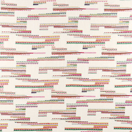 Dominguez Multi by Carole Designer Fabric Well-Traveled 36% Polyester, 26% Cotton, 22% Viscose, 16% Linen China 40,000 Wyzenbeek Double Rubs </p><p>Repeat: 13 1/4" V, 11 1/2" H 56" - Swanky Fabrics -