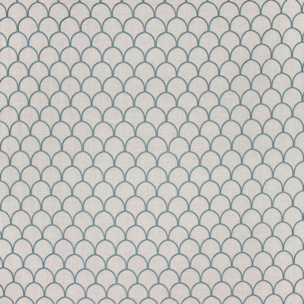Around The Bend Spa by Carole Designer Fabric Seamist 88% Polyester, 7% Rayon, 5% Linen China Passes 60,000 Double Rubs Wyzenbeek Horizontal: 275 and Vertical: 4 54 - Swanky Fabrics -