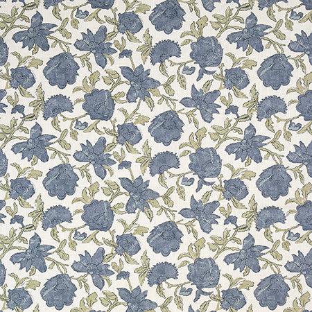 Storybrook Baltic by Carole Designer Fabric English Garden 50% Cotton, 35% Viscose, 15% Linen 15,000 Wyzenbeek Double Rubs 9 1/2" V, 18 1/2" H 54" - Swanky Fabrics -