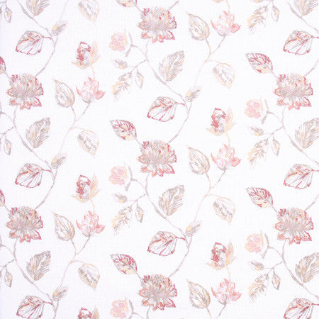 To Have Heart Sunset by Carole Designer Fabric Azalea 58% Cotton, 42% Polyester India 12 1/4" V, 25 1/4" H 50.5" - Swanky Fabrics -