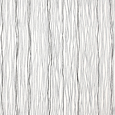 Get In Line Slate by Carole Designer Fabric Artisan 100% Cotton PAKISTAN 25" V, 27" H 56.5" - Swanky Fabrics -