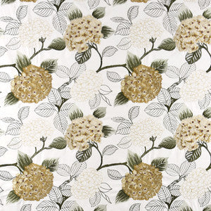Carole Fabric Hydrangea Park Golden