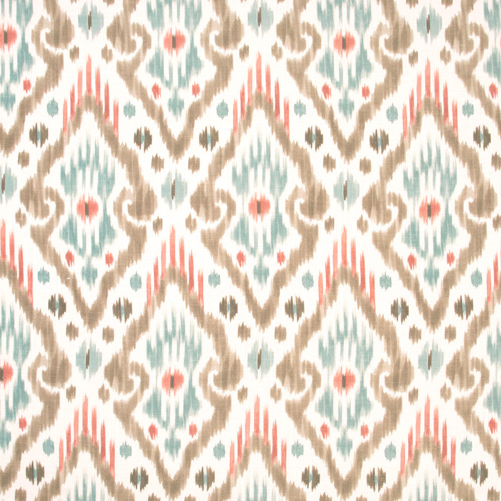Trade Show Desert by Carole Designer Fabric Geranium 70% Viscose, 30% Linen Spain Passes 30,000 Double Rubs Wyzenbeek Horizontal: 135 and Vertical: 265 54 - Swanky Fabrics -