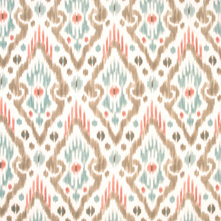 Trade Show Desert by Carole Designer Fabric Geranium 70% Viscose, 30% Linen Spain Passes 30,000 Double Rubs Wyzenbeek Horizontal: 135 and Vertical: 265 54 - Swanky Fabrics -