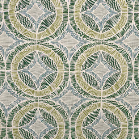 Circle Of Sunlight Cove by Carole Designer Fabric Muse 100% Cotton- SSR Pakistan 27" V, 13 1/2" H 54" - Swanky Fabrics -