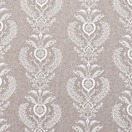 With Honor Amethyst by Carole Designer Fabric Harvest 64% Polyester, 36% Cotton India 15 3/8" V, 25" H 50.75" - Swanky Fabrics -