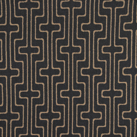 Todays Advice Charcoal by Carole Designer Fabric Earthbound Base: 100% Polyester Embr: 100% Polyester 55,000 Wyzenbeek Double Rubs 9 1/4" V, 8 3/4" H 52" - Swanky Fabrics -