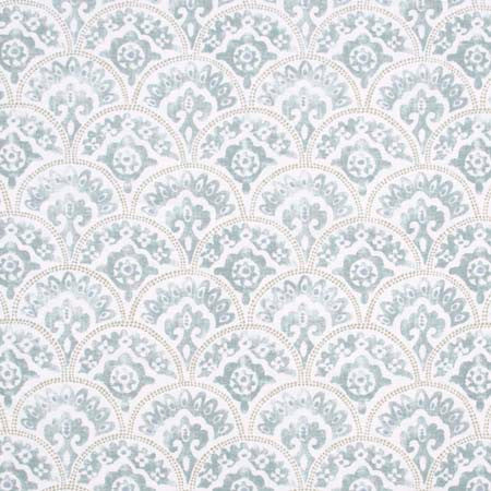 Under The Radar Celadon by Carole Designer Fabric Pink Jade 100% Cotton- SSR Pakistan 12,000 Wyzenbeek Double Rubs Horizontal: 13 1/2" and Vertical: 12 5/8" V 54" - Swanky Fabrics -
