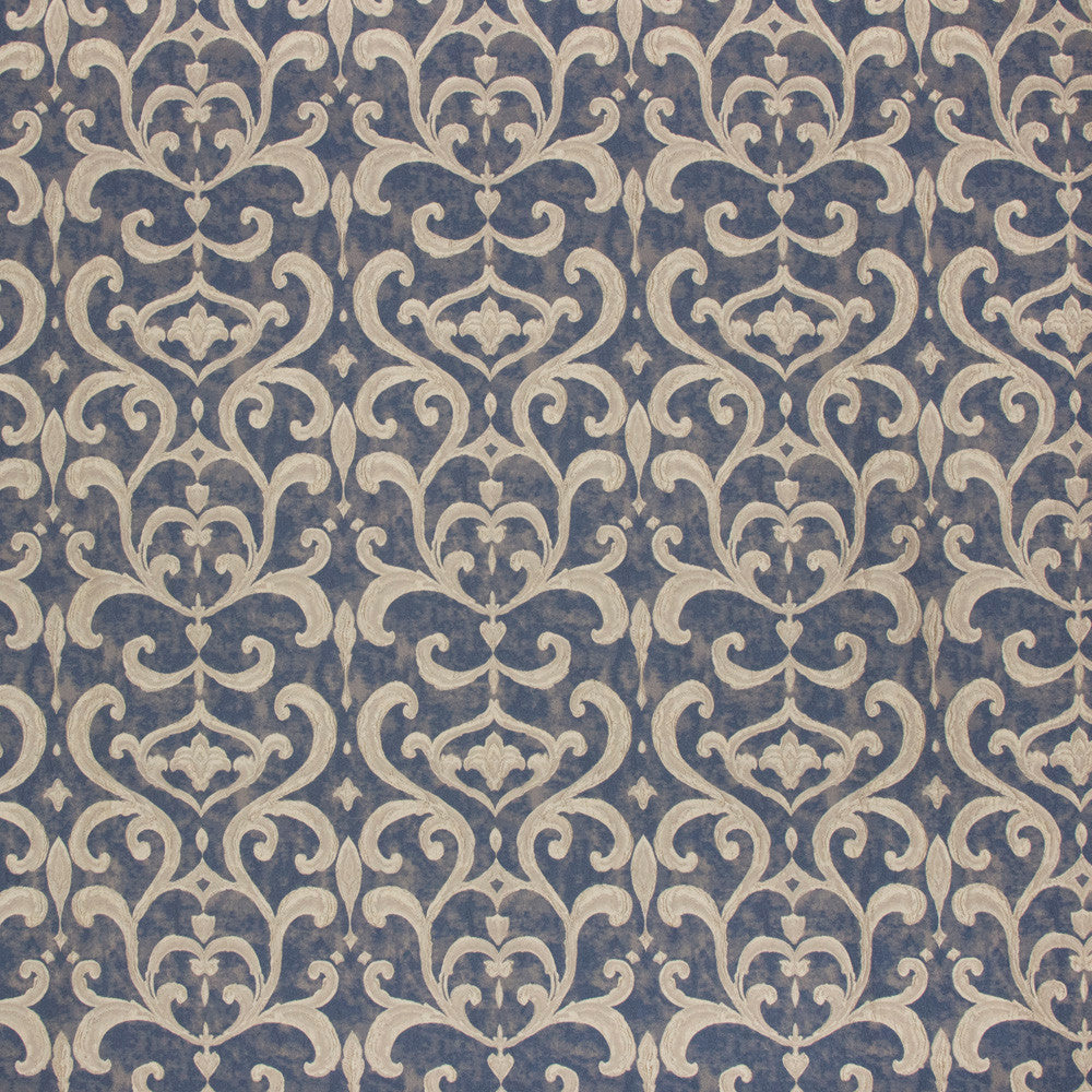 Family Heirloom Navy by Carole Designer Fabric Emerald Ocean 65% Polyester, 35% Viscose Turkey N/A Horizontal: 11125 and Vertical: 165 55 - Swanky Fabrics -