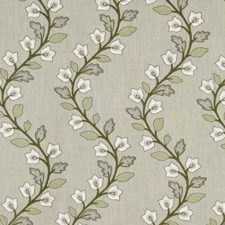 <p>Abbots Field Ivy by Carole Designer Fabric</p><p><strong>Required Minimum Quantity Purchase: 2 yards</strong></p><p>Book: Forget Me Knot</p><p>Content: Base: 52% Cotton, 48% Polyester Embr: 70% Cotton, 30% Rayon</p><p>Origin: </p><p>Performance: 20,000 Wyzenbeek Double Rubs</p><p>Repeat: 12 1/2" V, 18" H</p><p>Width: 54*"</p>