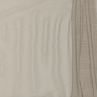 Art Of Essence Taupe by Carole Designer Fabric Sheer Clarity,Sheer Clarity II 100% Polyester France N/A NONE 118" - Swanky Fabrics -