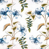 Carole Fabric Lily Garden Navy