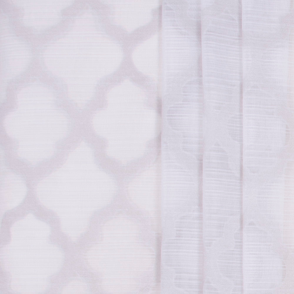 Framed Out Ash by Carole Designer Fabric Sheer Marvel 100% Polyester TURKEY N/A Horizontal: 5125 and Vertical: 7625 118 - Swanky Fabrics -