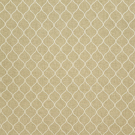 Cup Of Tea Patina by Carole Designer Fabric In The Details 78% Polyester, 14% Cotton, 8% Linen India 3" V, 2 1/4" H 54" - Swanky Fabrics -