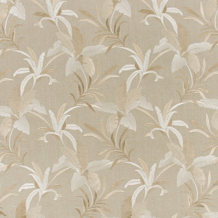 Take A Minute Linen by Carole Designer Fabric DESERT WANDERER 54% Polyester, 42% Cotton, 4% Linen India 18" V, 17" H HD 54" - Swanky Fabrics -