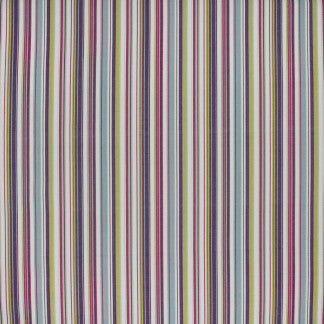 Cabaret Stripe Mulberry by Carole Designer Fabric In Tune 100% Cotton India N/A </p><p>Repeat: 9" H 54" - Swanky Fabrics -