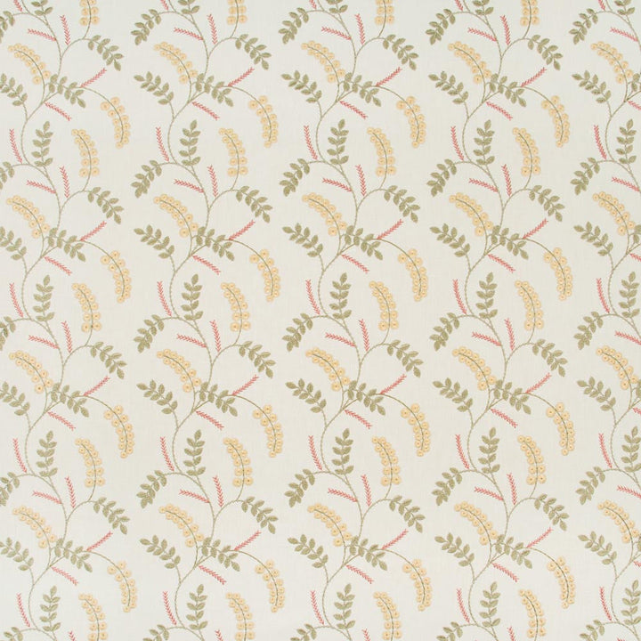Promises Promises Meadow by Carole Designer Fabric Coconut Cream 52% Cotton, 48% Polyester India Passes 30,000 Double Rubs Wyzenbeek Horizontal: 8625 and Vertical: 9125 52 - Swanky Fabrics -
