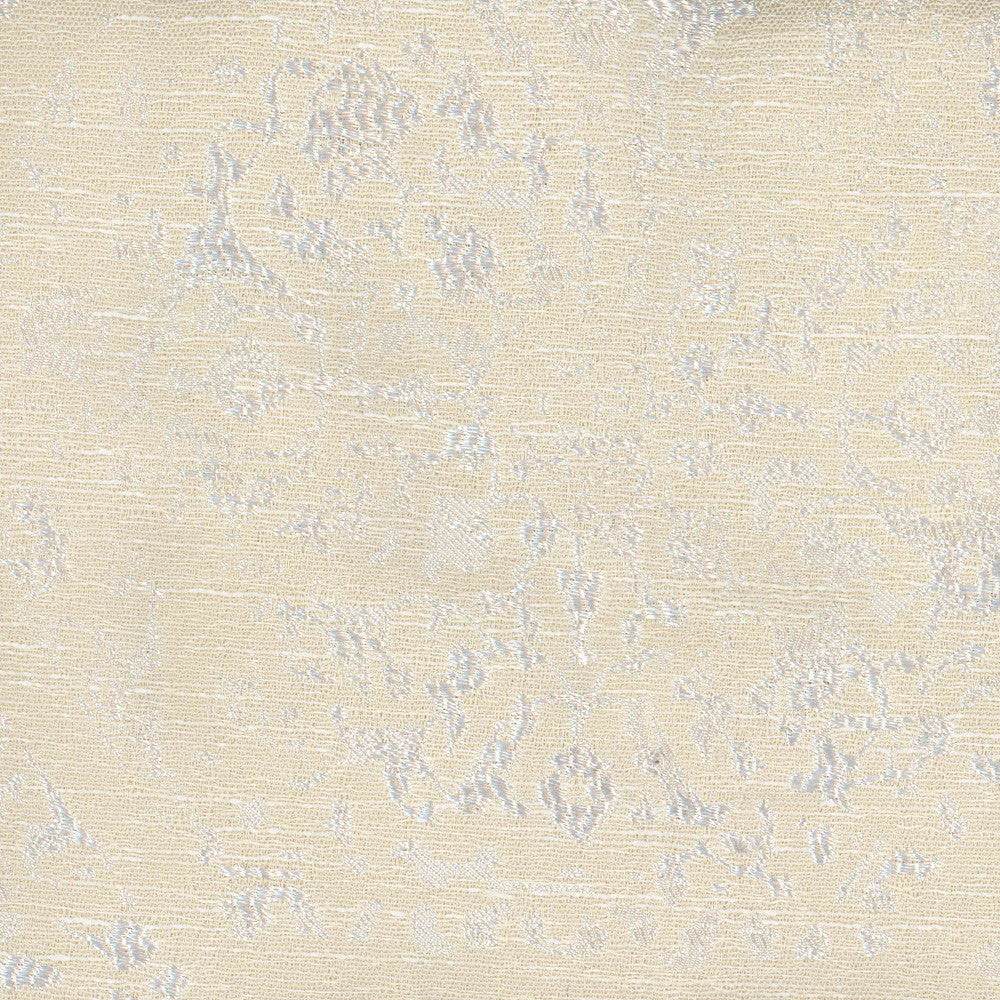 Royal Seal Alabaster by Carole Designer Fabric Birch 100% Polyester Turkey N/A Horizontal: 14 and Vertical: 775 54 - Swanky Fabrics -