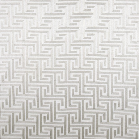 Find Your Way Platinum by Carole Designer Fabric From The Heart 100% Polyester India 6 3/8" V, 6 5/8" H 53" - Swanky Fabrics -