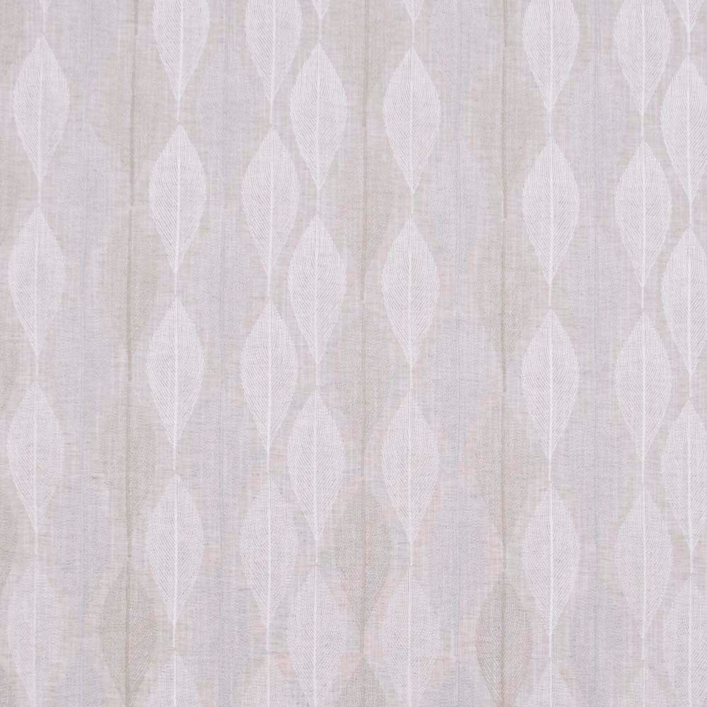 Leaf It Be Pearl Grey by Carole Designer Fabric Modern Edge 83% Polyester, 11% Cotton, 6% Linen India 40,000 Wyzenbeek Double Rubs Horizontal: 13.75 and Vertical: 6.25 52 - Swanky Fabrics -