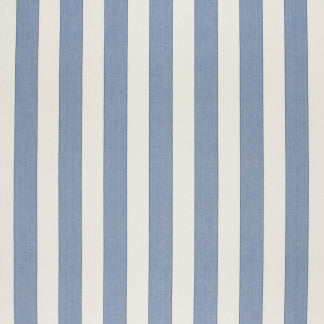 Songstress Stripe Sky by Carole Designer Fabric In Tune 100% Cotton India N/A Horizontal: None and Vertical: 5 1/2" H 54" - Swanky Fabrics -