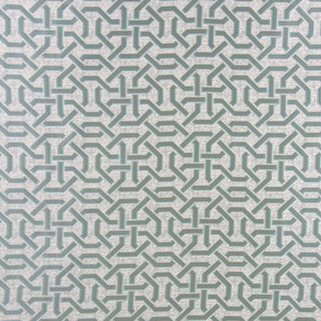 Wander Around Seafoam by Carole Designer Fabric Blue Steel 69% Polyester, 31% Cotton Turkey N/A 6 3/8" V, 7" H 59" - Swanky Fabrics -