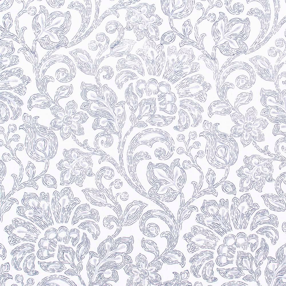 Few Words Denim by Carole Designer Fabric Red Sea 100% Cotton India N/A Horizontal: 14.5 and Vertical: 24.5 54 - Swanky Fabrics -